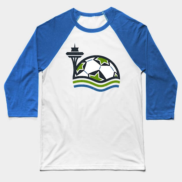 New School Sounders Baseball T-Shirt by Snomad_Designs